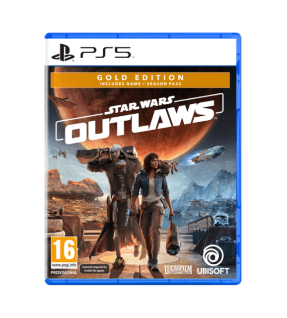 Star Wars Outlaws box art for Playstation 5